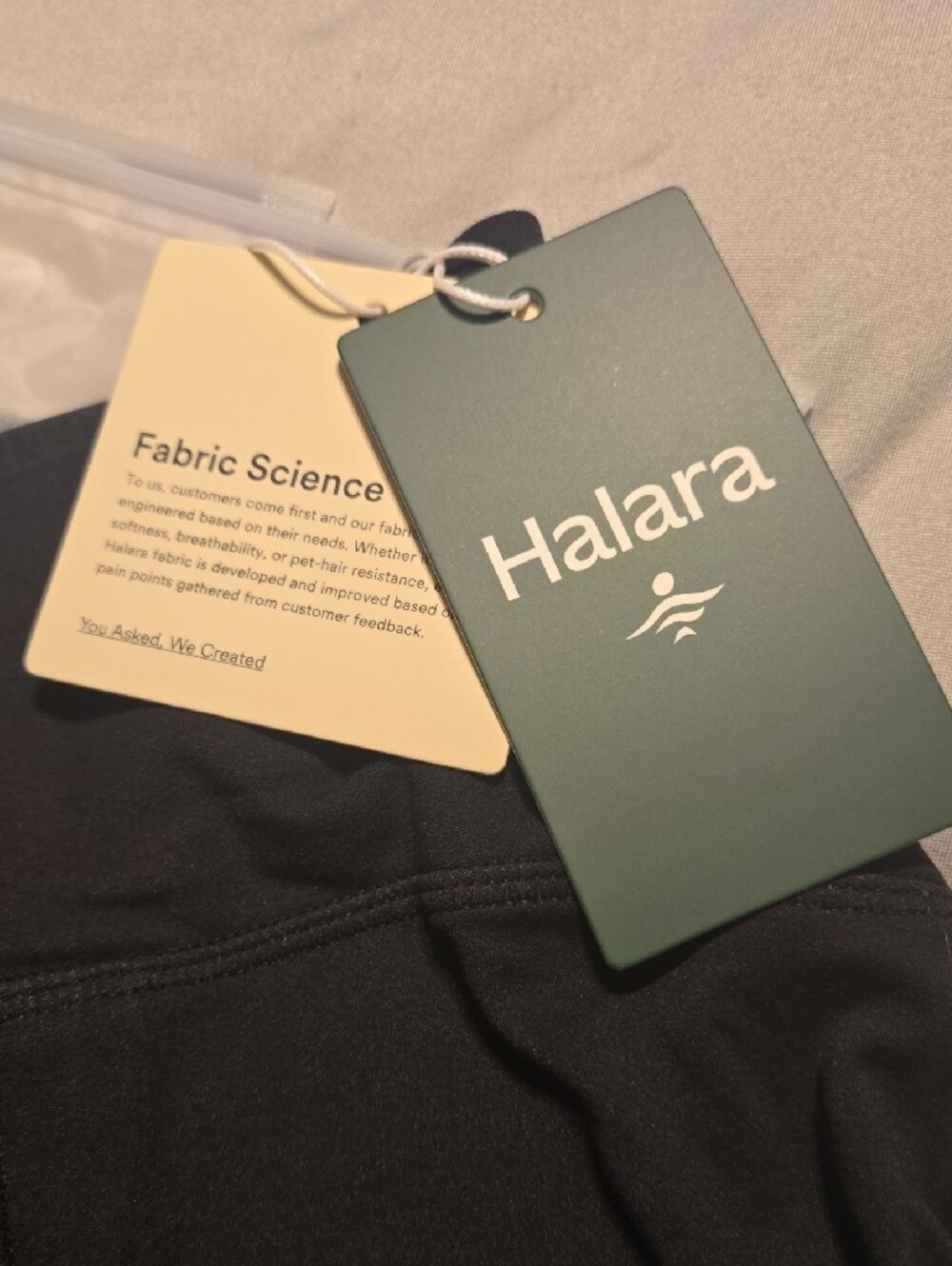 HALARA Ultra Booty Sculpt Black Tummy Tuck Leggings with Side Pocket 3 Pairs - Picture 3 of 5